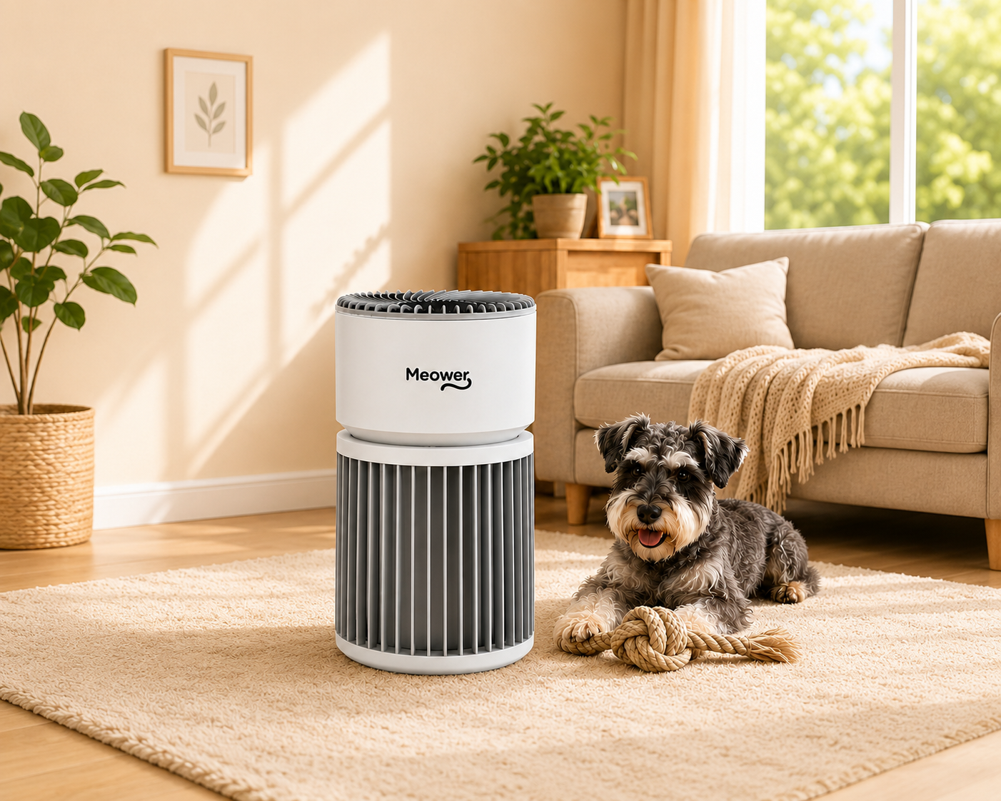 Meower 200 in a pet-friendly living room